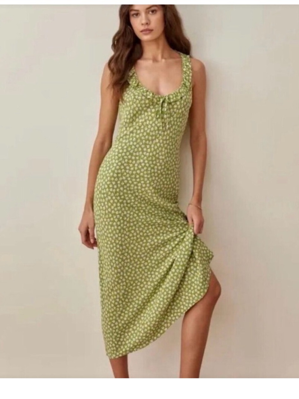 Reformation Ciatta Maxi Dress in Jessie Green Floral Print